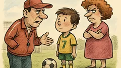 Dowcip: Po meczu trampkarzy trener pyta chłopca
