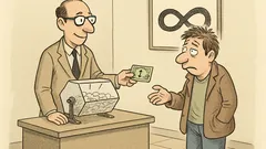 Dowcip: Matematyk ogłasza nieskończoną wygraną