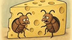 Dowcip: Spotykają się dwa korniki w serze...