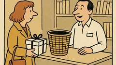 Dowcip: W domu handlowym kobieta pyta sprzedawcę