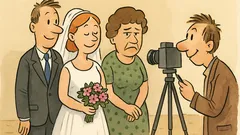 Dowcip: Fotograf na ślubie prosi o szczęśliwą parę