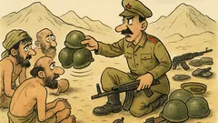 Dowcip: Afganistan, góry i trzy hełmy