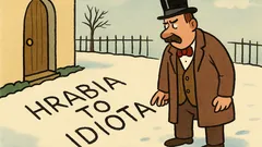 Dowcip: Hrabia widzi napis na śniegu