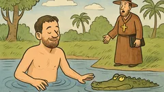 Dowcip: Misjonarz w Brazylii boi się piranii