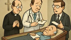 Dowcip: Starzec na łożu śmierci wzywa prawnika