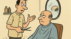 Dowcip: Fryzjer mówi do klienta...