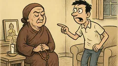 Dowcip: Matka wzywa Buddę, syn ją testuje