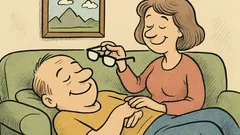 Dowcip: Niedługo po wyjeździe naszego ostatniego dziecka