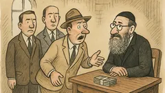 Dowcip: Rebe, zdeponuję u ciebie 30 tysięcy…