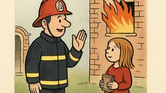 Dowcip: Strażak mówi: Niech będzie pochwalony!