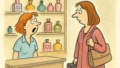 Dowcip: Kobieta wchodzi do drogerii po perfumy