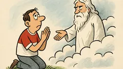 Dowcip: – Boże, kiedy nasi wyjdą…