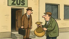 Dowcip: ZUS, czyli Zakład Uzupełnień Sakiewek...