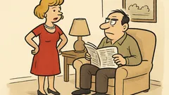 Dowcip: Żona wraca od fryzjera…