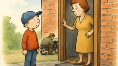 Dowcip: Dzwonek do drzwi, za drzwiami dziecko