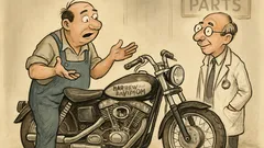 Dowcip: Mechanik naprawia Harleya i pyta kardiologa
