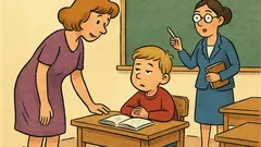 Dowcip: Mama pyta Jasia o szkołę...