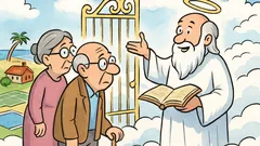 Dowcip: Stare małżeństwo trafia do nieba