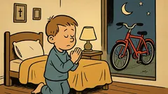 Dowcip: Kiedy byłem dzieckiem, modliłem się o rower…