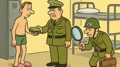 Dowcip: Józek Gąsienica idzie do wojska…