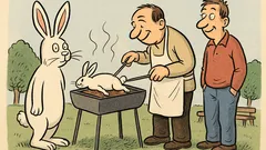 Dowcip: Zajączek wpada do biura w poniedziałek