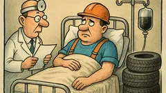 Dowcip: Lekarz pyta: jaki zawód, taka choroba...