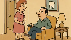 Dowcip: Żona do męża o dentyście