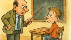 Dowcip: Nauczyciel pyta Jasia o urodziny