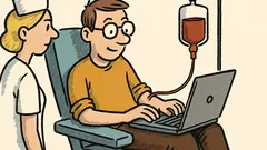 Dowcip: Prawdziwy informatyk ma grupę krwi C:\