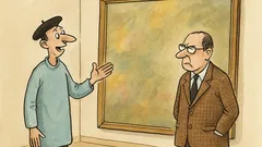 Dowcip: Malarz chwali się krytykowi…