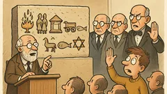 Dowcip: Na wykopaliskach w Izraelu profesor mówi