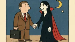 Dowcip: Biznesmen zakochał się w wampirzycy…