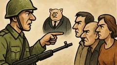 Dowcip: Wojna jest wtedy, gdy rząd wskazuje