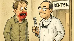 Dowcip: Spóźnialski prosi dentystę o krew