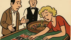 Dowcip: Pierwszy raz w kasynie… ruletka bez litości