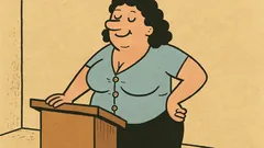 Dowcip: wchodzi kobieta w za małej bluzce