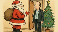 Dowcip: Mówię żonie Wesołych Świąt, a ona...