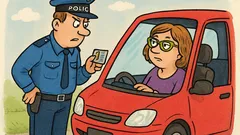 Dowcip: Policjant zatrzymuje kobietę i pyta…