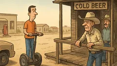 Dowcip: Jadę na Segwayu przez teksańskie miasteczko