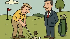 Dowcip: Nowy członek klubu golfowego w Londynie...