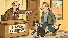 Dowcip: Przychodzi facet z gadającym kotem…