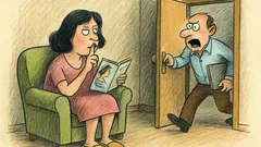 Dowcip: Mąż serfuje, a żona szepcze...