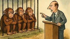 Dowcip: Małpy zaprzeczają, że minister od nich