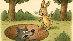 Dowcip: Biegnie zając przez las...