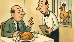 Dowcip: Przepraszam, jak przygotowujecie kurczaki?