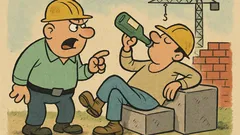 Dowcip: Szef krzyczy – kto tu pracuje?