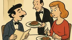 Dowcip: W restauracji siedzi Francuz z madame