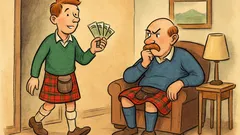 Dowcip: Młody Szkot wraca z randki…