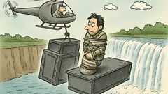 Dowcip: Zrzucili Copperfielda do Niagary…