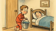 Dowcip: Jasiu, dlaczego wnosisz na palcach?